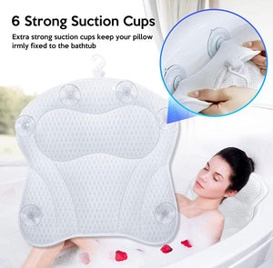 Luxury Mesh Relaxation Soft Bathtub Pillow