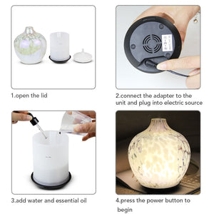 Ultrasonic Glass Aroma Diffuser