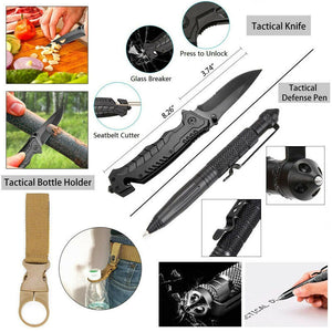 Tactical Outdoor Camping Survival Gear Kit Hunting Emergency SOS EDC