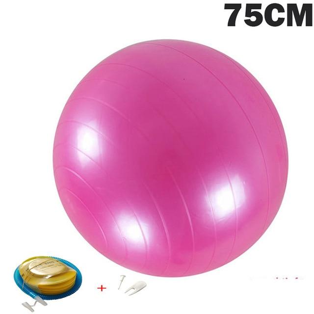 Yoga Balls Pilates Fitness Gym Balance Fitball Exercise Workout Ball