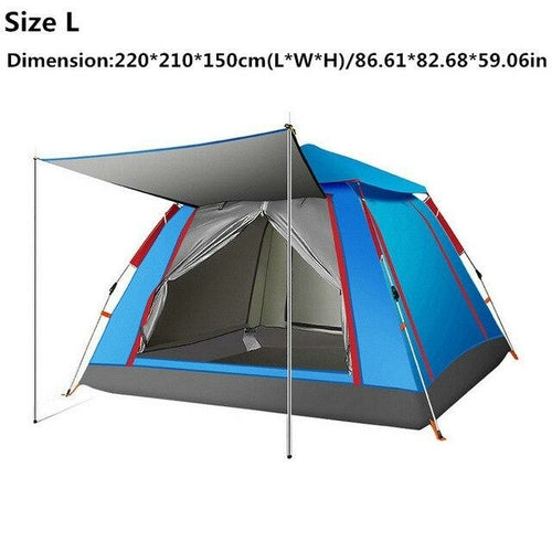 Large Size UV Waterproof Double Layered Automatic Camping Tent